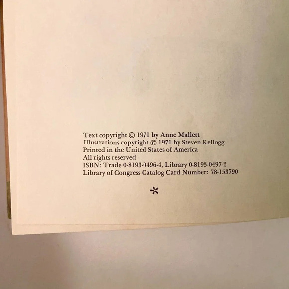 Vintage  1971 Here Comes Tagalong by Anne Mallet Steven Kellogg Hardcover Book - Picture 8 of 15